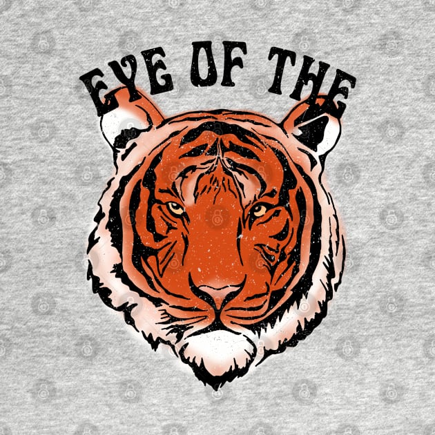 Eye Of The Tiger Boho Retro Style by little.tunny